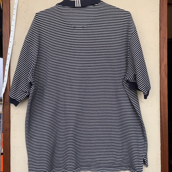 ADIDAS GOLF MENS CLIMATE STRIPED CUFF SPORT SHIRT - Picture 3 of 4